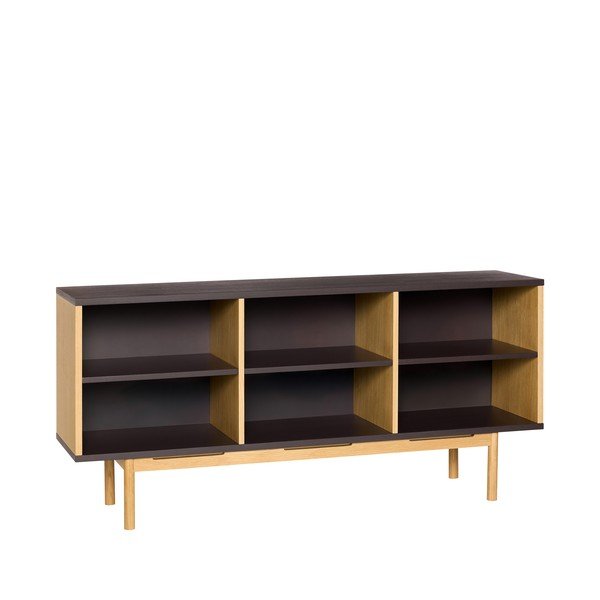 Кафяв скрин от декор от дъб  140x65x35 cm Dual – Hübsch
