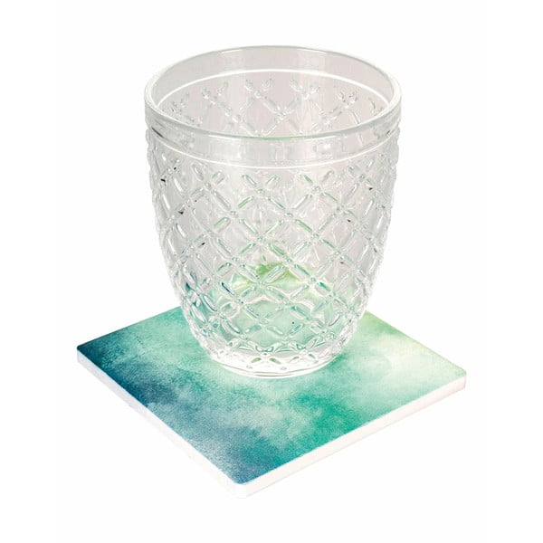 Зелено-сини керамични подложки в комплект от 4 броя Ocean - Villa d'Este-image-1