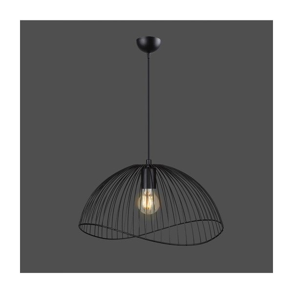 Черно висящо осветително тяло ø 40 cm Way – Squid Lighting-image-2