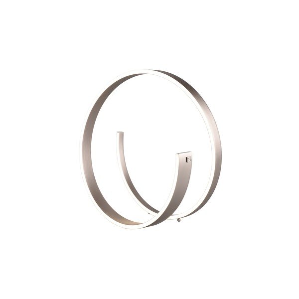 Сива LED настолна лампа с гласово управление/ управление чрез мобилно приложение с метален абажур (височина 45 cm) Cinardi – CINQUE-image-2