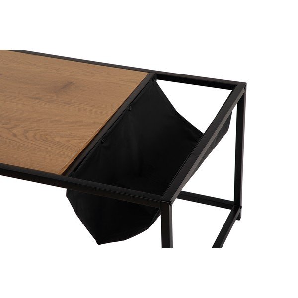 Черна/в естествен цвят масичка за кафе от декор от дъб  60x99 cm Bayen – Bonami Essentials-image-4