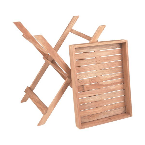 Градинска маса за съхранение от масивно тиково дърво 29x39 cm Bacan – Garden Pleasure-image-2