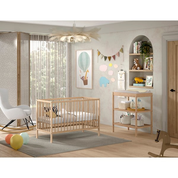 Комплект детски мебели от масивен бук 2 бр. Dino – Vipack-image-1