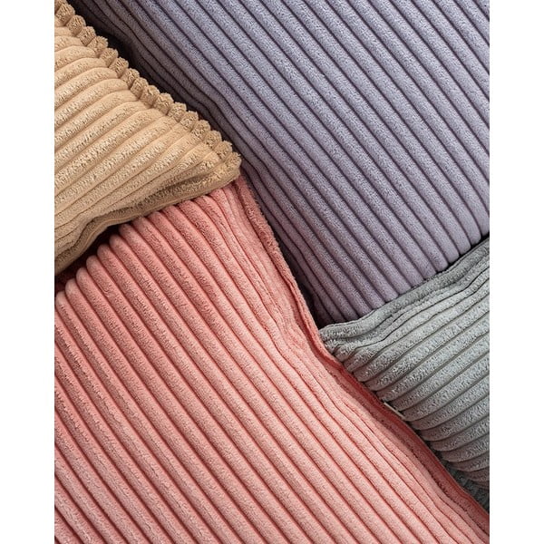 Розова детска възглавница за диван от рипсено кадифе Block – Wigiwama-image-3