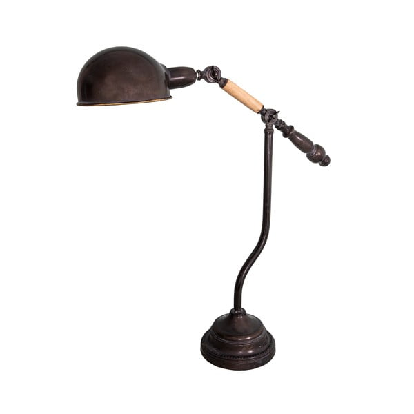 Кафява настолна лампа (височина 67 cm) – Antic Line