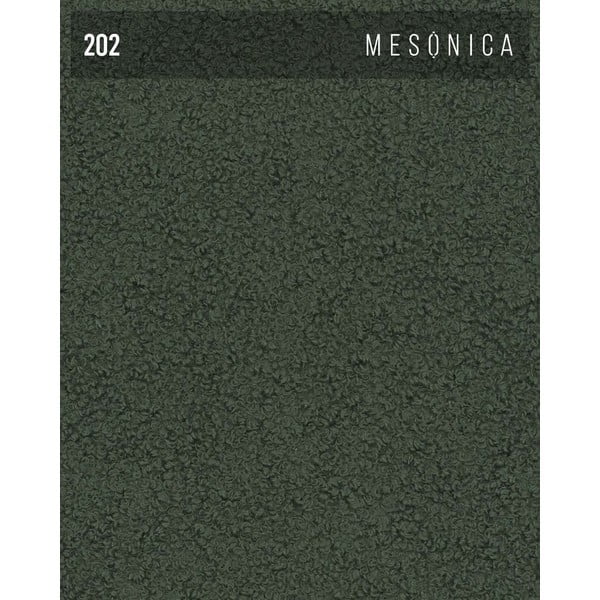 Табуретка от зелен плат букле Feiro - MESONICA-image-3