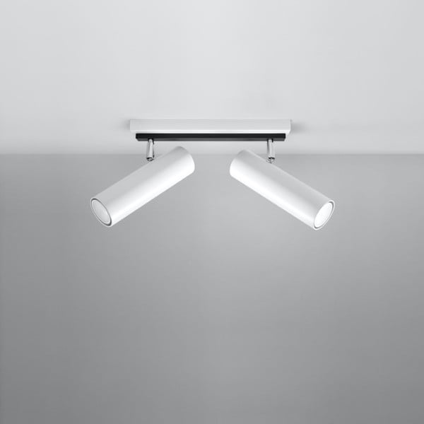 Бяло осветително тяло за таван 6x30 cm Mira – Nice Lamps