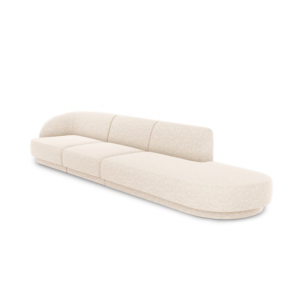 Кремав диван 302 cm Miley - Micadoni Home-image-3