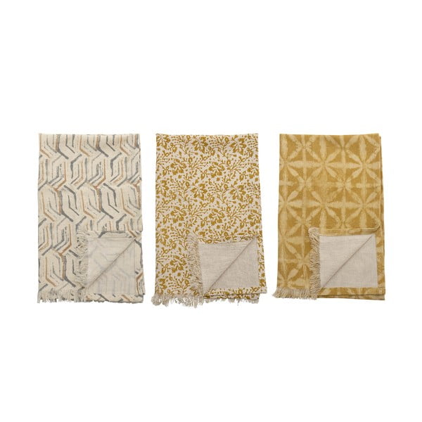 Памучни кърпи в комплект от 3 броя 45x70 cm Bejan - Bloomingville