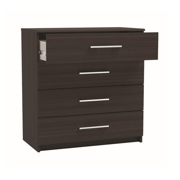 Tmavá  komoda v dekoru dubového dřeva New York -image-2