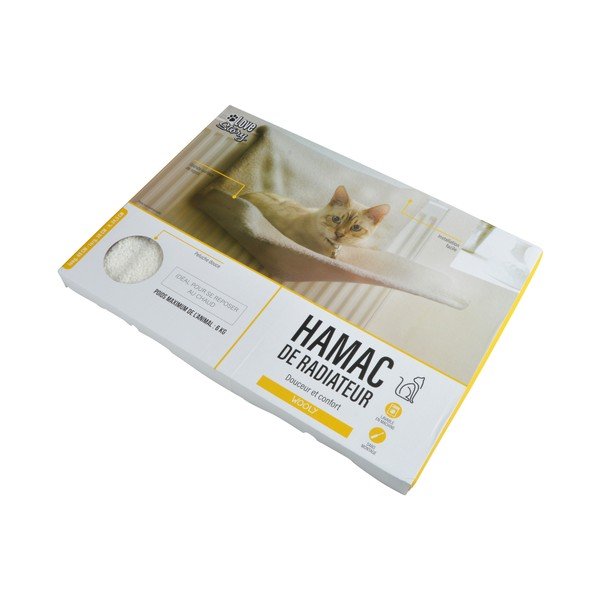 Кремаво легло за котка 30x45 cm – Love Story-image-2