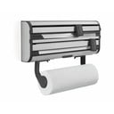 Стенна метална поставка за кухненско фолио и хартиени кърпи в сребрист цвят Parat Royal – LEIFHEIT