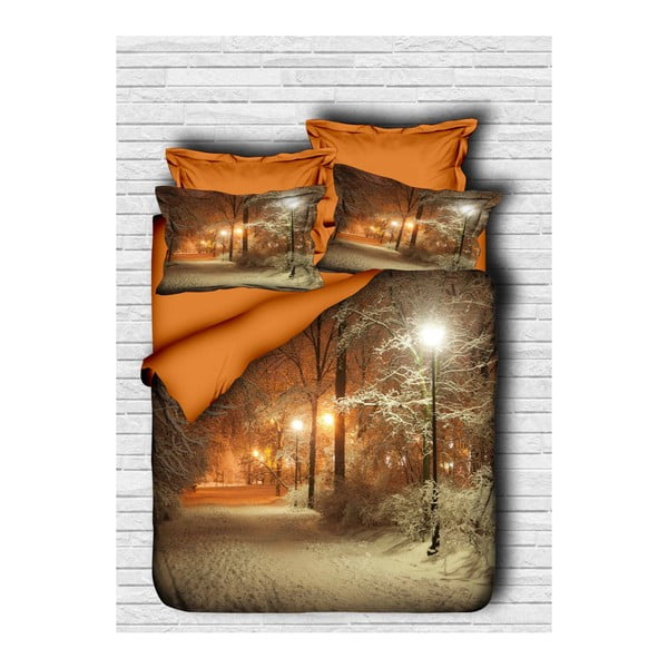 Двойно спално бельо Зима, 200 x 220 cm - Unknown