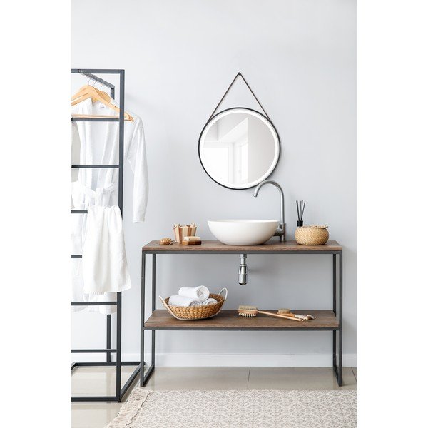 Стенно огледало със светлина ø 60 cm Fine – Mirrors and More-image-1