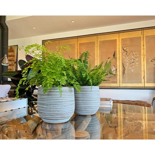 Керамична ръчно изработена саксия за цветя ø 16 cm Dóris – Artevasi-image-3