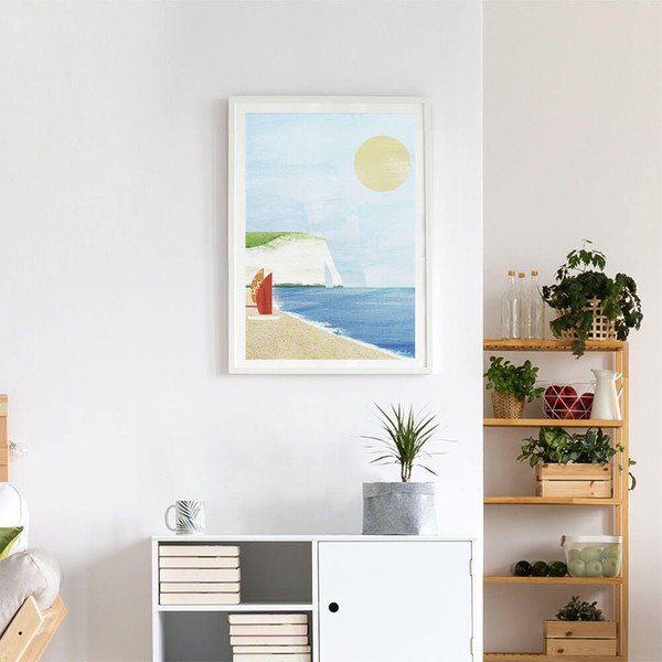 Плакат 30x40 cm Etretat Cliffs - Travelposter-image-3