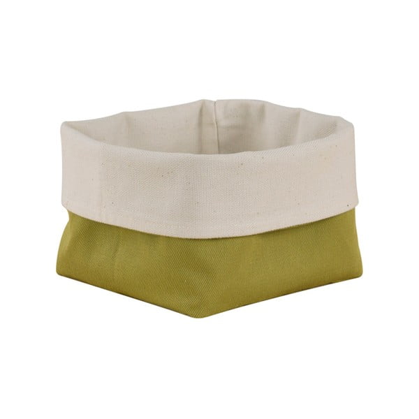 Зелена и бяла памучна кошница за съхранение на хляб - Furniteam