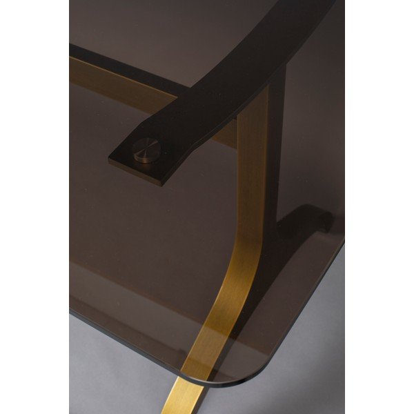 Маса за хранене със стъклен плот , 180 x 90 cm Sansa - Dutchbone-image-1