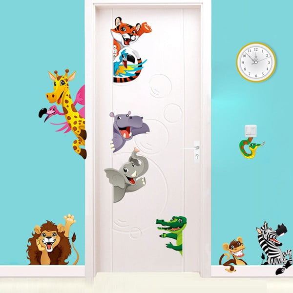 Комплект стикери за стена Jungle - Ambiance-image-1