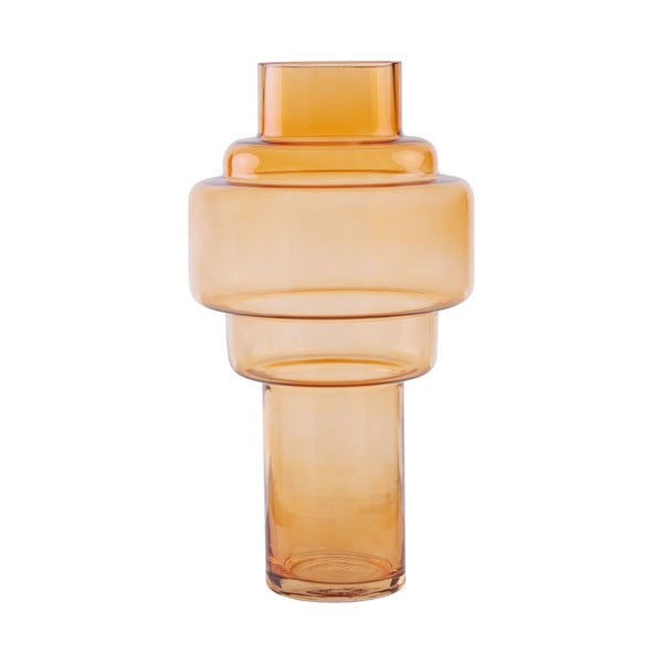 Оранжева стъклена ваза Cayden, височина 37 cm - Premier Housewares