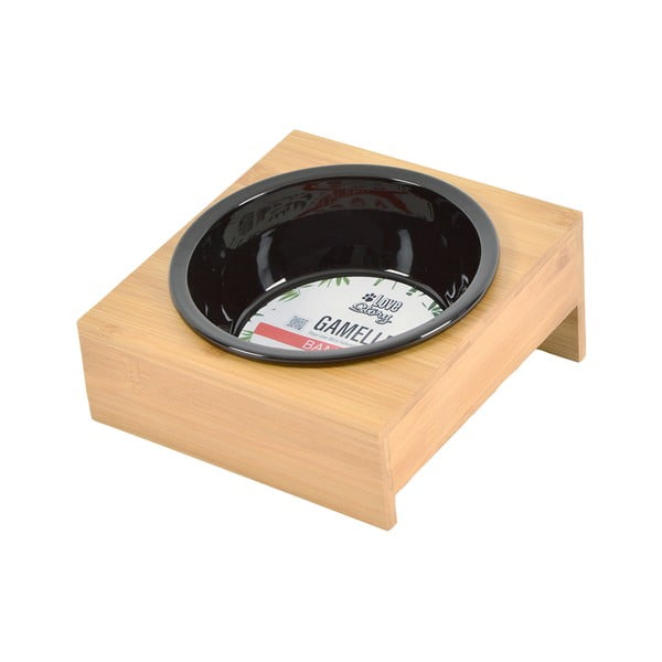 Бамбукова купа с основа за куче ø 16 cm – Love Story-image-2