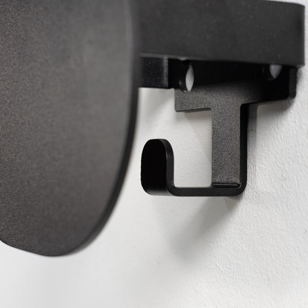 Черна метална стенна закачалка 15 cm Mani – Spinder Design-image-4