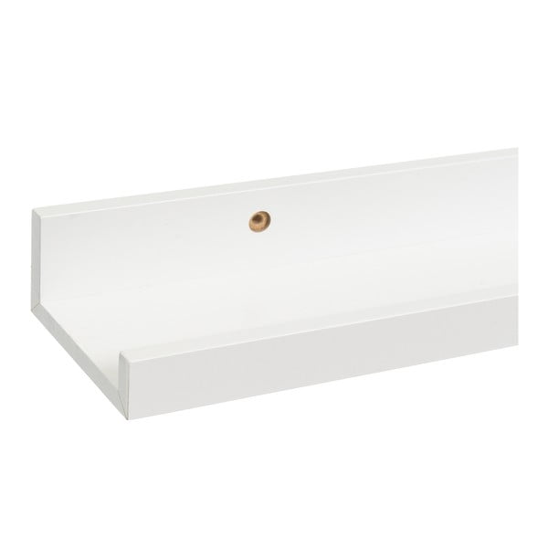 Бял рафт за картини 100 cm – Casa Selección-image-2