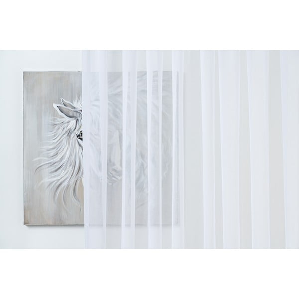 Бяла завеса от воал 140x245 cm Crush – Mendola Fabrics-image-3
