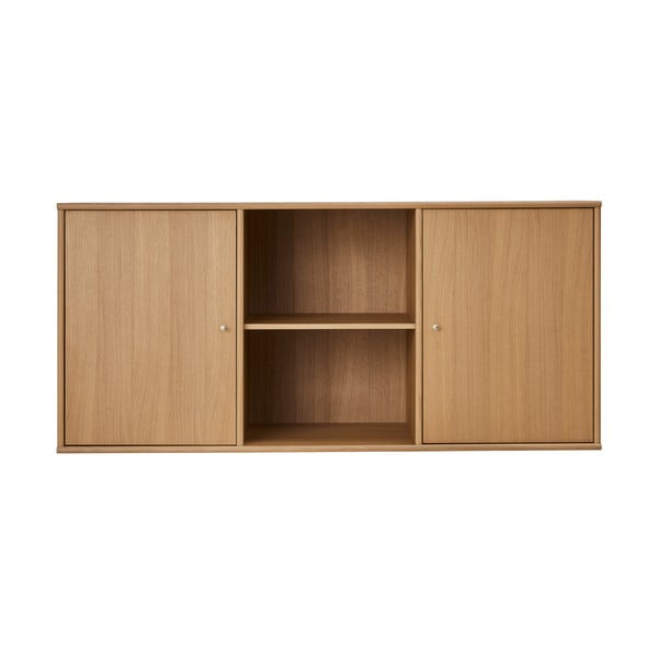 Нисък висящ скрин от декор от дъб  в естествен цвят 133x61 cm Mistral – Hammel Furniture