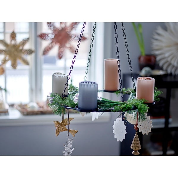 Метален висящ коледен орнамент Petry - Bloomingville-image-1
