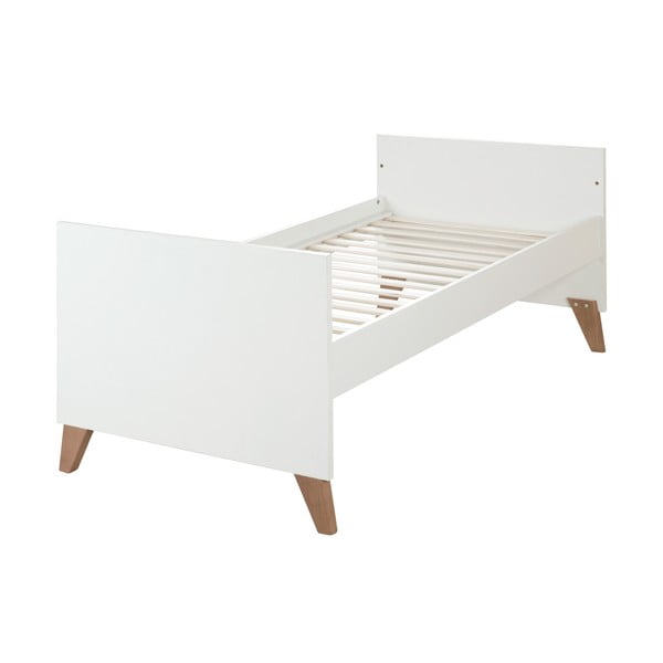 Детско креватче в бял и естествен цвят 70x140 cm Ole – Roba-image-4