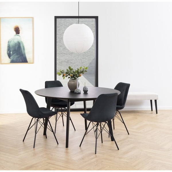 Тъмно сив трапезен стол Eris - Actona-image-1