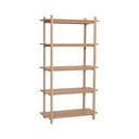 Стелаж от декор от дъб  в естествен цвят 80x150x39 cm Epoch – Hübsch