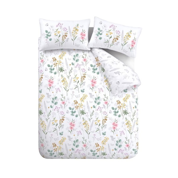 Бяло спално бельо за двойно легло 200x200 cm Emilia - Catherine Lansfield-image-2