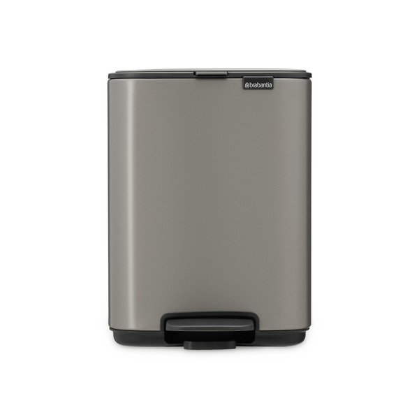 Сиво стоманено кошче за боклук с педал 4 l Bo – Brabantia-image-4
