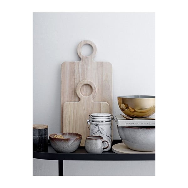 Сива керамична купа Sandrine - Bloomingville-image-1