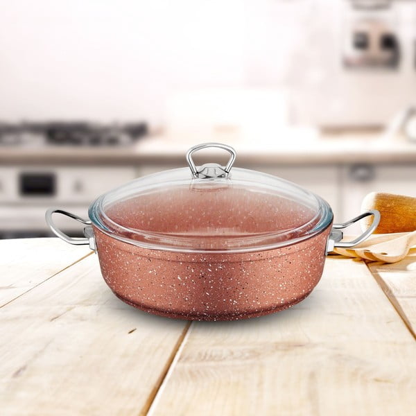 Алуминиев съд с капак 2,75 л Classic - Güral Porselen-image-1