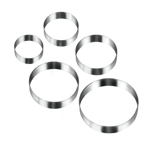 Комплект от 5 формички за бисквитки с форма на кръг - Metaltex