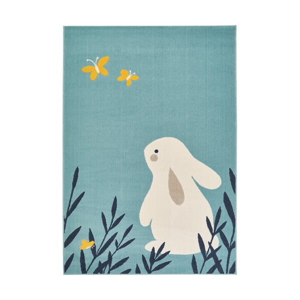Детски син килим Дизайн , 120 x 170 cm Bunny Lottie - Zala Living