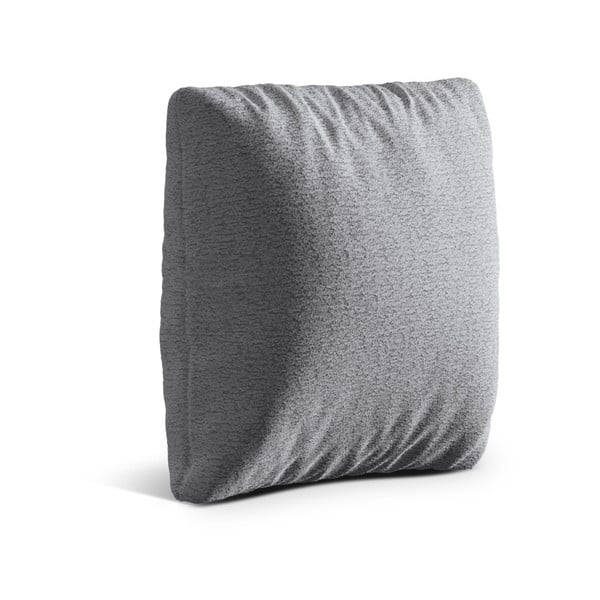 Светлосива възглавница за диван от прежда с примки от букле Kemi – Cosmopolitan Design-image-1