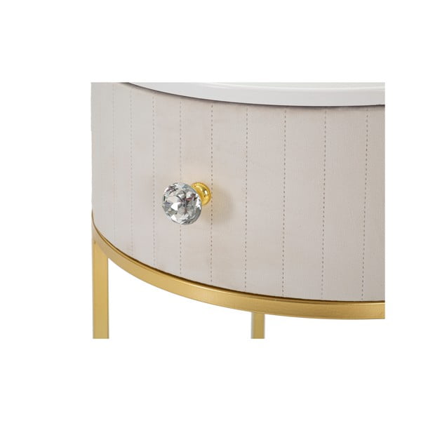 Бежово нощно шкафче Montpellier - Mauro Ferretti-image-4