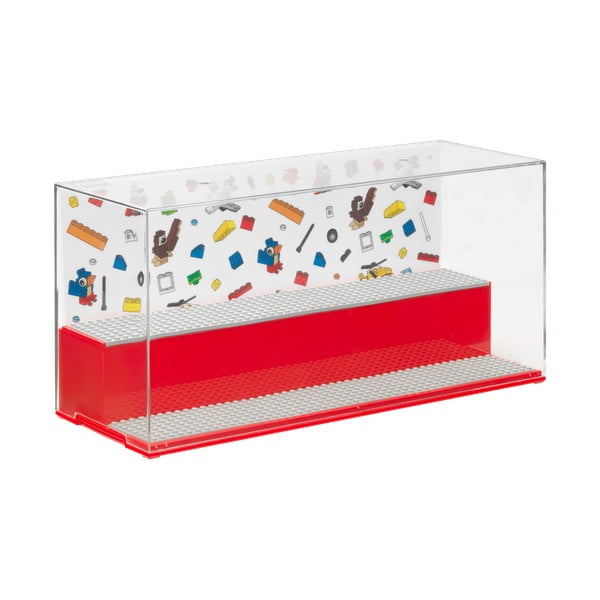 Червен шкаф за игра и колекционерски шкаф - LEGO®