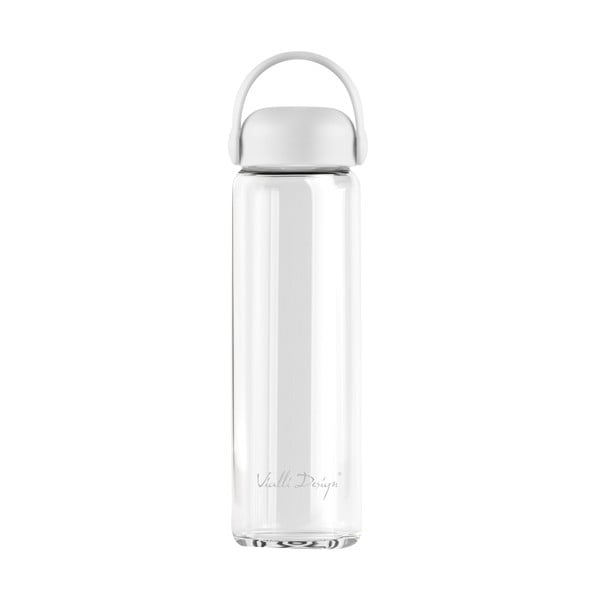 Бяла стъклена бутилка  540 ml Fuori – Vialli Design