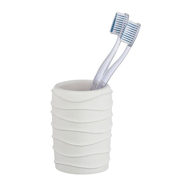Бяла чаша за четки за зъби Corda - Wenko