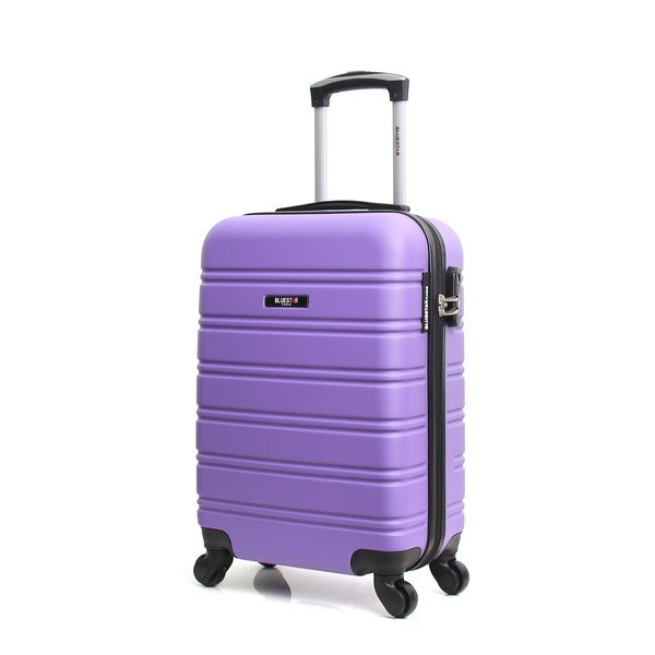 Fialový cestovní kufr na kolečkách BlueStar Bilbao, 35 l-image-1