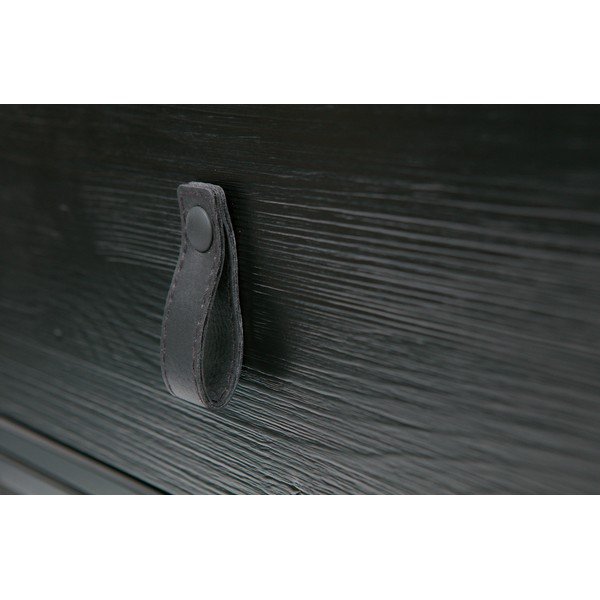 Черно нощно шкафче с чекмедже Zola - WOOOD-image-1