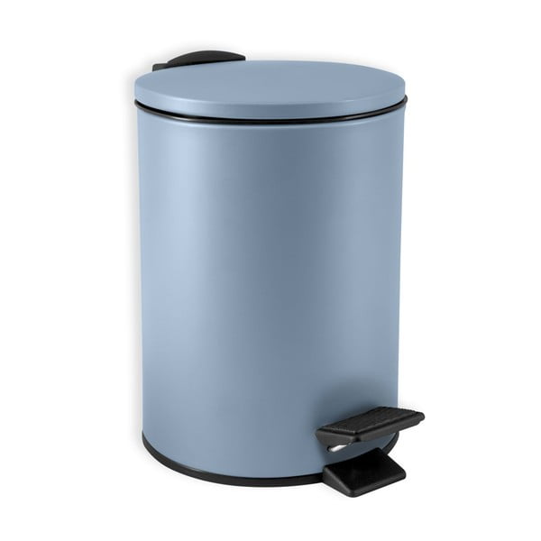 Светлосиньо стоманено кошче за боклук с педал 3 l   Adelar – Spirella