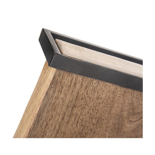 Дървен поднос за сервиране 22x31 cm Mango - Orion-image-3