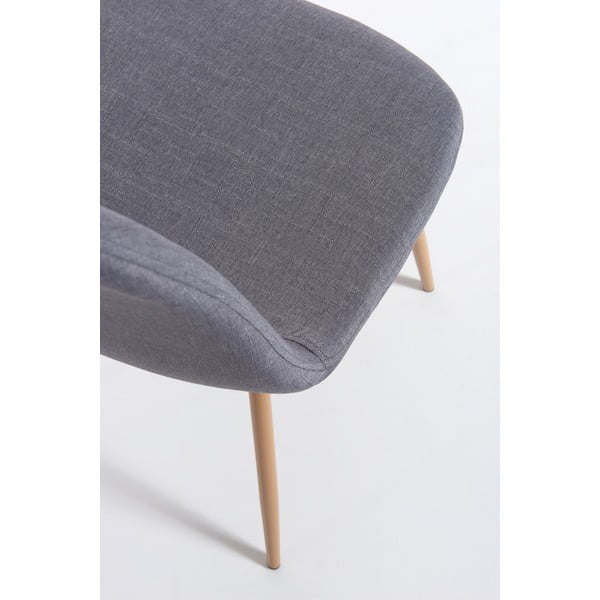 Комплект от 2 светлосиви трапезни стола Lissy - Bonami Essentials-image-4