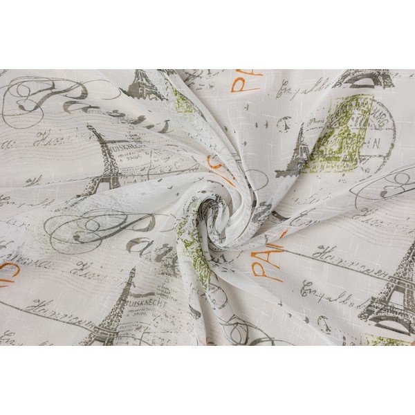 Бяло-сива завеса 140x245 cm Tour - Mendola Fabrics-image-3